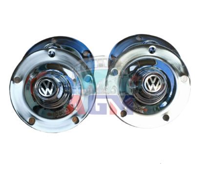 Jogo de calotas viagem para fusca/Kombi com emblema VW - Imagem 4