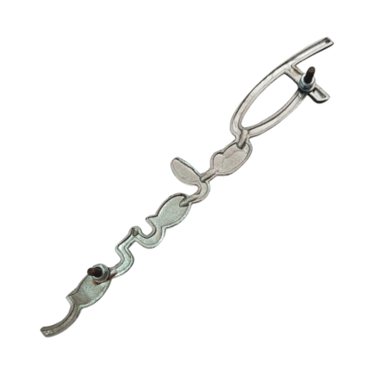 emblema manuscrito POLARA metal preto - Imagem 4