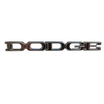 emblema lateral escrita dodger metal cromado - Imagem 2