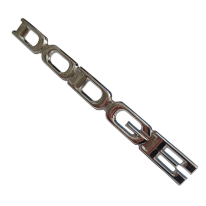emblema lateral escrita dodger metal cromado - Imagem 3