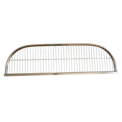 porta treco para fusca em metal na cor cromado