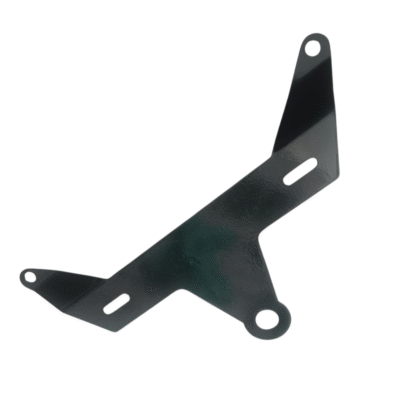 suporte de placa traseiro do fusca 71 em diante preto - Imagem 2