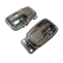 kit de maçanetas interna do fusca/brasilia/variant/ze do caixão cromadas