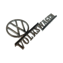 Emblema Volkswagen com símbolo vw cromado fusca e derivados